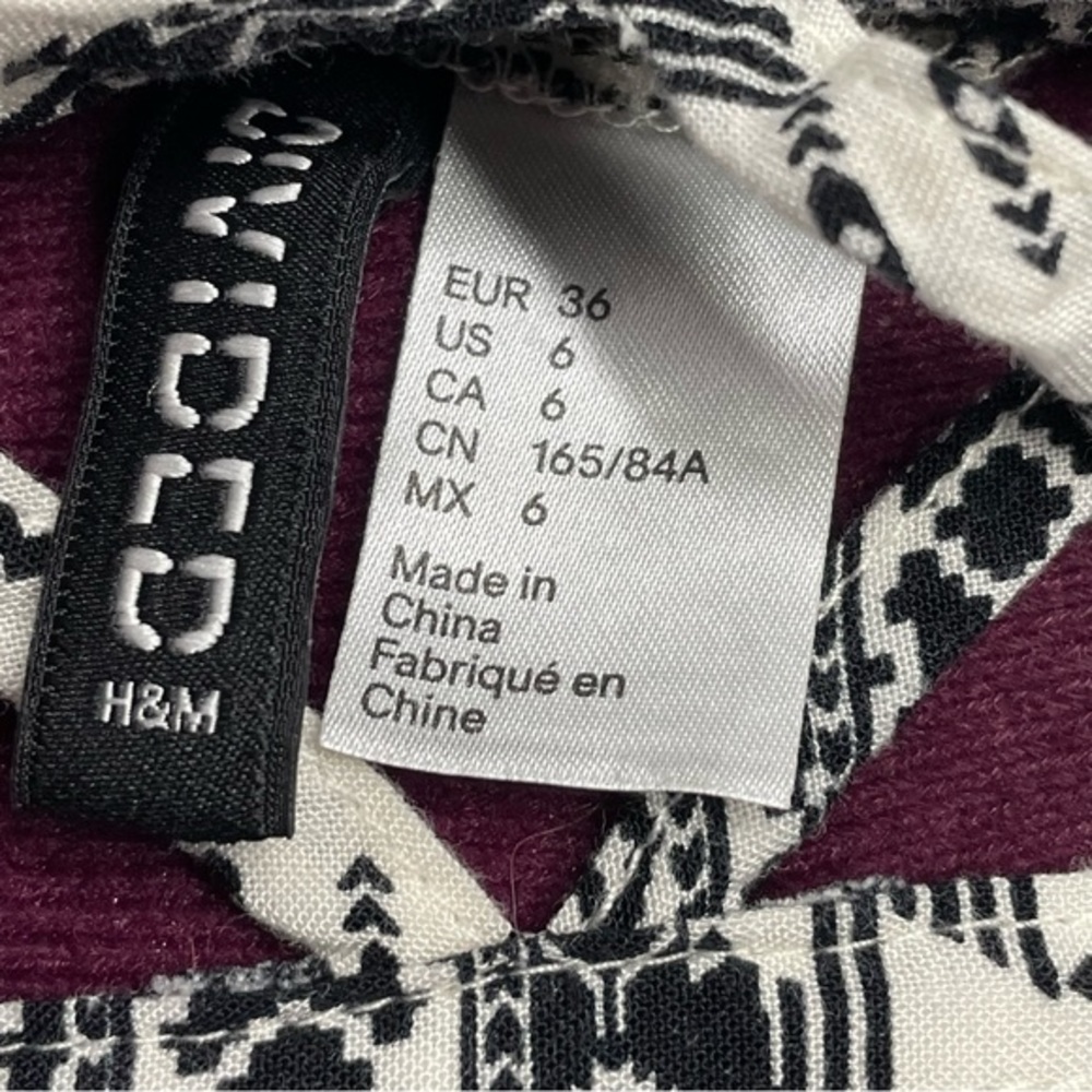 Divided tribal print open back dress - Picture 5 of 7